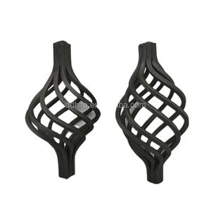 Balaustres ornamentales de hierro forjado Cestas de hierro forjado Escalera Parrilla Nido de pájaro - Product Image 2