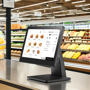 Hot Selling 15,6 Zoll kapazitive Dual-Touchscreen-<span class=keywords><strong>POS</strong></span>-Maschine 1366*768 I3 I5 CPU Einfache Bedienung <span class=keywords><strong>Terminal</strong></span> Registrier kasse - Product Image 4