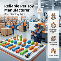 Jouets pour animaux de compagnie en TPR durable personnalisés en forme de petite pastèque pour chats et chiens - Jouet à mâcher qui libère des friandises pour l'entraînement IQ et les soins dentaires