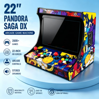 Mini borne d'arcade de forme rétro classique, machine de jeu rétro interactive à deux joueurs, fonctionnant à pièces, pour usage commercial en magasin