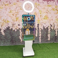 Nouvelle Machine Photobooth Magique 2026 pour Mariages et Événements, Écran Tactile 32 Pouces avec Option Appareil Photo DSLR