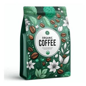 Penjualan langsung dari pabrik kantong biji kopi kualitas baik dengan katup kantung bawah datar kopi untuk mengemas kopi - Product Image 5