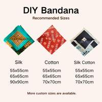 Écharpe YCH personnalisable, 100% coton, bandana, design de logo personnalisé, impression numérique, ourlet surpiqué, pour usage sportif masculin