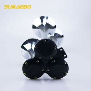 Trompette de train à <span class=keywords><strong>air</strong></span> <span class=keywords><strong>comprimé</strong></span> à 3 voies noire du fabricant avec 3 tuyaux - Product Image 6