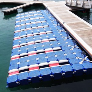 Fabricante de China, plataforma de muelle de pontón flotante HDPE, bloques de puente flotante de pasarela, cubos de muelle flotante de yate Jetski - Product Image 6