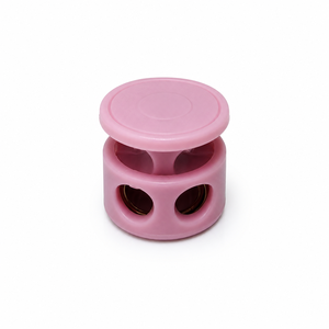 Accessoire de mode en alliage de zinc élastique pour vêtements, embout de cordon avec verrou à ressort, embout de cordon en métal - Product Image 5