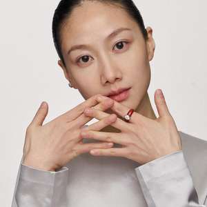 Anello Minimalista in Onice Nero con Zirconi, Gioiello di Moda, Regalo di Lusso per Compleanno Donna - Product Image 6