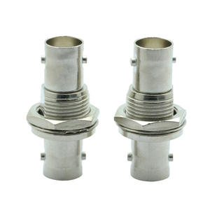 Adaptateur coaxial BNC femelle vers BNC femelle à montage sur panneau à vis avec <span class=keywords><strong>double</strong></span> <span class=keywords><strong>prise</strong></span> BNC - Product Image 2