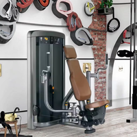 Machine de musculation pectorale REYK Butterfly REYK-XLJ04 pour exercices de fitness complets des triceps, construction en acier inoxydable