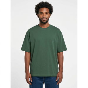 Camiseta Blanca 100% Algodón para Hombre, Personalizable con Serigrafía Digital, Tallas Grandes, Fabricante Mayorista OEM - Product Image 1