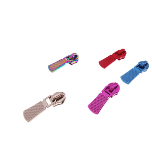 Tirettes et tireurs de fermeture éclair rectangulaires de luxe sans nickel, sans verrouillage, en alliage de zinc, tailles 5 #   7 #   pour les sacs de vêtements imperméables - Product Image 4