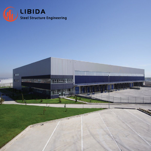 Entrepôt à structure en acier, bâtiments préfabriqués à faible coût pour le stockage <span class=keywords><strong>de</strong></span> matériaux <span class=keywords><strong>de</strong></span> construction avec des caractéristiques résistantes aux intempéries - Product Image 4