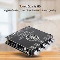 2*220W + 350W TPA3251D2 Subwoofer ses güç amplifikatörü kurulu 2.1 kanal sınıf D ses amplifikatörü ev sineması AUX