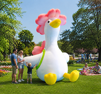 Canard gonflable personnalisé pour parc d'attractions, spectacle en emplacement touristique, décoration d'activités commerciales