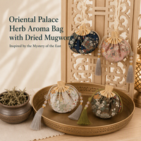 Sachet d'aromathérapie chinois à l'armoise pour la moxibustion, avec pochette parfumée aux herbes, pour la décoration de salon, placard, chevet, bureau et coffrets cadeaux