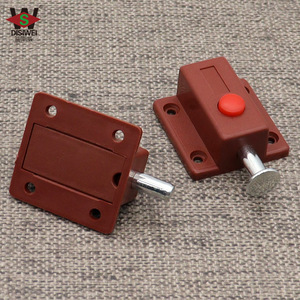 Disway <b>Cabinet</b> Door Spring Latch Brown Covered Uncovered Pin Furniture <b>Lock</b> Hardware Accessory - Product Image 3