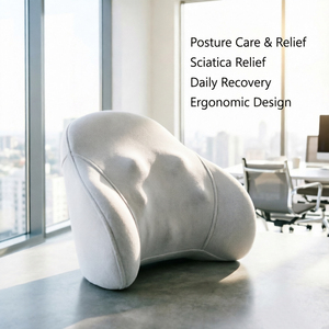 Cordless <b>Heated</b> Shiatsu Pillow, Portable Neck & Back Massager for Pain Relief, Car Home Office Use - Product Image 2