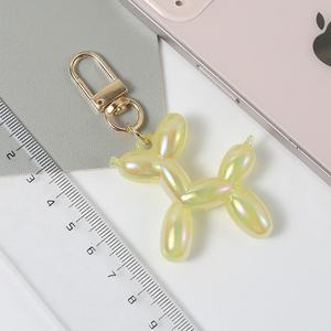 Laser Balloon <b>Dog</b> Colorful Key Chain Cartoon Creative Small Animal <b>Dog</b> <b>Keyrings</b> 2024 New Fashion Art Trendy Keychain - Product Image 6