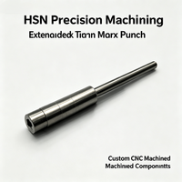 Mandrin de positionnement long et escalonné en acier inoxydable 304 316 sur mesure, axe de guidage usiné sur mesure pour outillage de machine d'impression