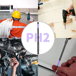 Guest Quality <b>Screwdriver</b> Bit 150mm Phillips Magnetic Industrial Grade Black Oxide Finish - Product Image 3