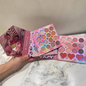 Palette de fards à paupières ONEYIOO 50 couleurs MLM, poudre sèche, fini mat, pour spectacle, résistante à l'eau, directement de l'usine. - Product Image 2