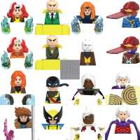 Figurines de personnages fantastiques en mini blocs de construction, ornement de collection de bureau avec accessoires à effets spéciaux