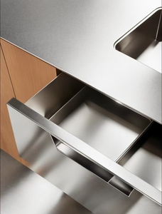 Personalizzazione di Fabbrica Mobili da Cucina in Acciaio Inossidabile di Alta Qualità Elevato Livello Estetico Facili da Pulire e Resistenti all'Umidità - Product Image 6