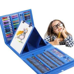 ชุดปากกา<span class=keywords><strong>สี</strong></span><span class=keywords><strong>น้ำ</strong></span>สำหรับเด็ก ชุดวาดภาพนักเรียน วัสดุพีวีซี กล่องของขวัญ อุปกรณ์ศิลปะ แปรงทา<span class=keywords><strong>สี</strong></span>สำหรับเด็ก<span class=keywords><strong>อนุบาล</strong></span> - Product Image 5