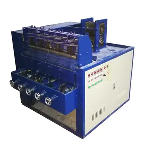 Dây Thép Không Gỉ Hình Dạng Phẳng Scourer Making Machine/Máy Làm Sạch Lưới Tự Động Hoàn Toàn