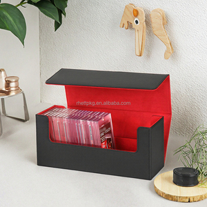 Venta caliente Premium PU Card Deck Storage Box 1000 + Sport Card Case <span class=keywords><strong>Rhett</strong></span> Brand Venta caliente Tarjeteros - Product Image 3
