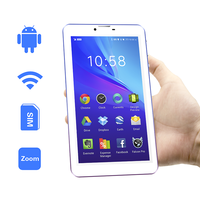 Wintouch OEM En Gros 3G Téléphone Appelant 1024*600 Écran 1 + 16 go 7 Pouces Tablette Android