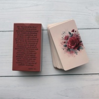 Cartes de Tarot Secrets de la Rose en Gros, Jeu de 78 Cartes, 300g, 2.75x4.72in, Écologique, Portable, Personnalisé, Livraison Rapide avec Boîte