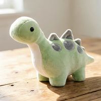 Peluche dinosaure super douce en coton PP, hauteur réglable, marque personnalisée, fabriquée en Chine, unisexe, pour tous les âges