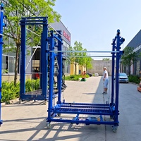 Plateforme élévatrice verticale mobile électrique hydraulique multi-tension pour matériaux de construction, modèle START 2, 10m, 500KG