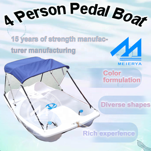 Meierya 4-Person Boat With Hull PE Material <b>Sports</b> Equipment Amusement Bike <b>Water</b> Play on Sale for Parks - Product Image 3