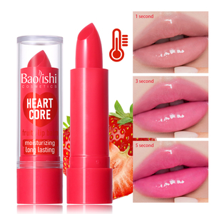 Balsem Bibir kustom baru dengan logo OEM paket Label pribadi lipstik berubah warna pelembab <span class=keywords><strong>Lip</strong></span> <span class=keywords><strong>Gloss</strong></span> ajaib tahan lama - Product Image 3