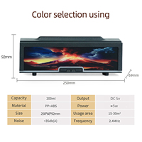 3D Flamme Creative Volcano Air Humidificateur Couleur Motif Aromathérapie Huile Essentielle Diffuseur Deux Couleurs Aromathérapie Machine YS