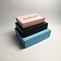 Boîtes d'expédition en carton ondulé recyclé à impression personnalisée Emballage postal de commerce électronique pour bijoux vêtements cosmétiques chaussettes