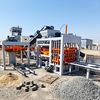 Machine à blocs de ciment entièrement automatique QT6-15, presse hydraulique, machine à briques écologiques en cendres volantes, alimentation électrique ou diesel pour la construction à grande échelle