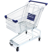 Chariot portatif de main de maille légère de haute qualité pour des achats de supermarché commode