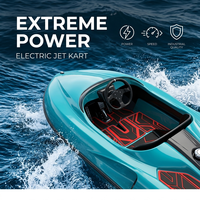 Kart électrique 15KW à prix réduit, bateau à jet turquoise, bateau à moteur, bateau rapide, croiseur aquatique