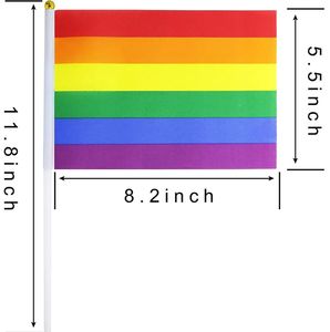 Оптовая продажа, дешевая цена, 100% полиэфирный материал, американский ручной развевающийся флаг с деревянным флагштоком для рекламной деятельности - Product Image 3