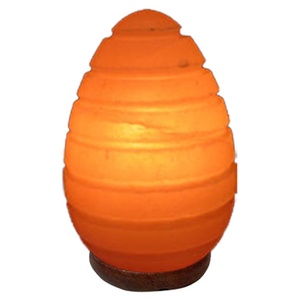 Lampe en sel rose de l'Himalaya sculptée à la main, artisanale, Sian Enterprises - Product Image 5