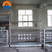 Système de pesage numérique pour bétail avec imprimante, interface de données informatique, pont-bascule robuste pour abattoir