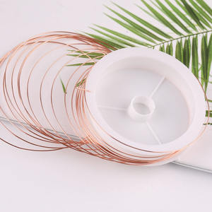 Diy銅ワイヤー文字リング巻きビーズジュエリーワイヤー弓成形ワイヤー金と銀のクラフト用品 - Product Image 3