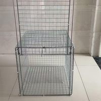Cage à pigeons à entrée unidirectionnelle, piège à pigeons grande taille, portable, facile à assembler, conception anti-évasion, cage à oiseaux spacieuse pour intérieur/extérieur