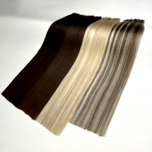 Extensiones de Cabello Humano Ruso Virgen de Lujo de Doble Trama, Larga, Invisible, con Cinta Adhesiva, 12A, Sin Cortar - Product Image 1