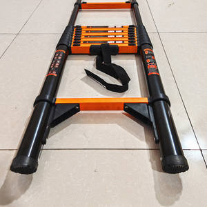 Échelle télescopique en acier au carbone oxydé noir à prix économique - Product Image 4