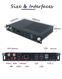 Mini PC INYUDA OPS-H310 <span class=keywords><strong>470</strong></span>, Intel Core I5 1035G4, 4K 60Hz, Tipo-C, Reproductor Multimedia para Señalización Digital, Windows 10 Pro - Product Image 5