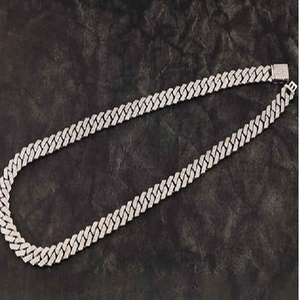 Cadena Cubana Miami Gruesa y Audaz de Oro de 10K y 14K con Diamantes Cultivados en Laboratorio, Estilo Hip Hop de Lujo para Collar Certificado - Product Image 4